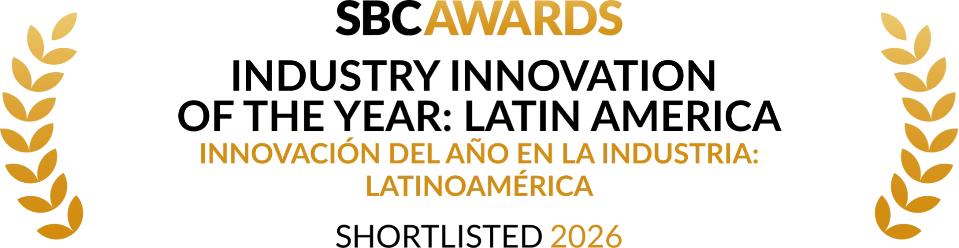 SBC Awards — Industry Innovation of the Year, Shortlisted